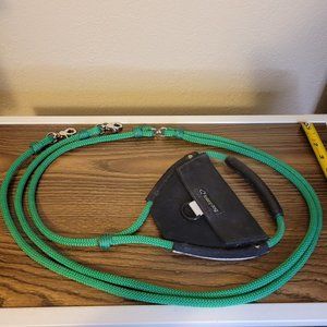 Fozziedog Dual Double Dog Leash-No Tangle Coupler-Nylon Walking for Two Dogs